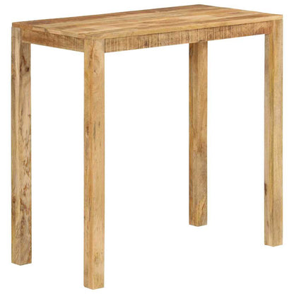 Tavolo da Bar 112x55x108 cm in Legno Massello di Mango