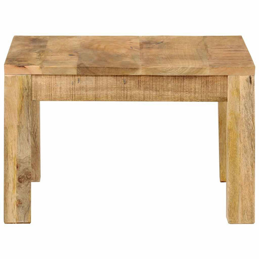 Tavolino da Salotto 55x55x35 cm in Legno Massello di Mango | homemem39
