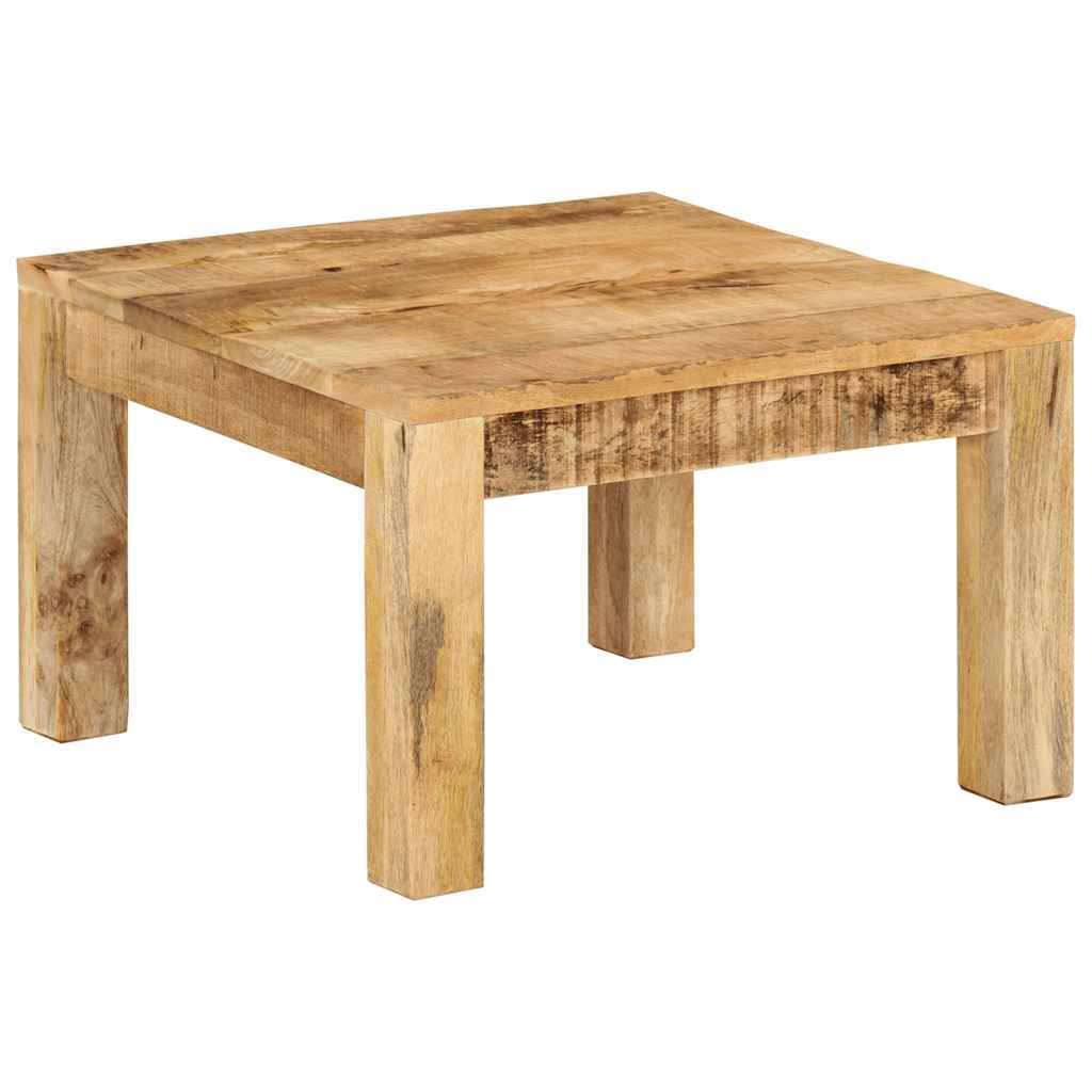 Tavolino da Salotto 55x55x35 cm in Legno Massello di Mango | homemem39