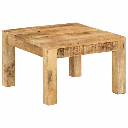 Tavolino da Salotto 55x55x35 cm in Legno Massello di Mango | homemem39