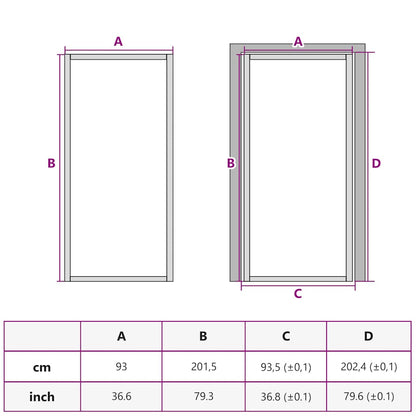 Porta Interna 93x201,5 cm Nera in Vetro ESG e Alluminio | homemem39