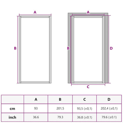 Porta Interna 93x201,5 cm Nera in Vetro ESG e Alluminio | homemem39