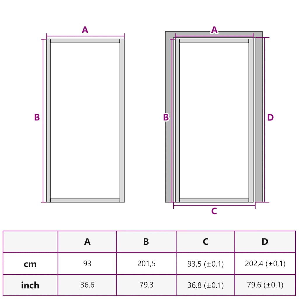 Porta Interna 93x201,5 cm Bianca in Vetro ESG e Alluminio | homemem39