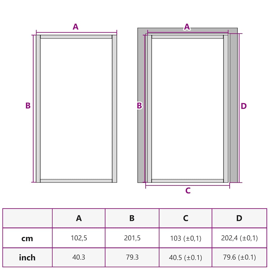 Porta Interna 102,5x201,5 cm Bianca in Vetro ESG e Alluminio | homemem39