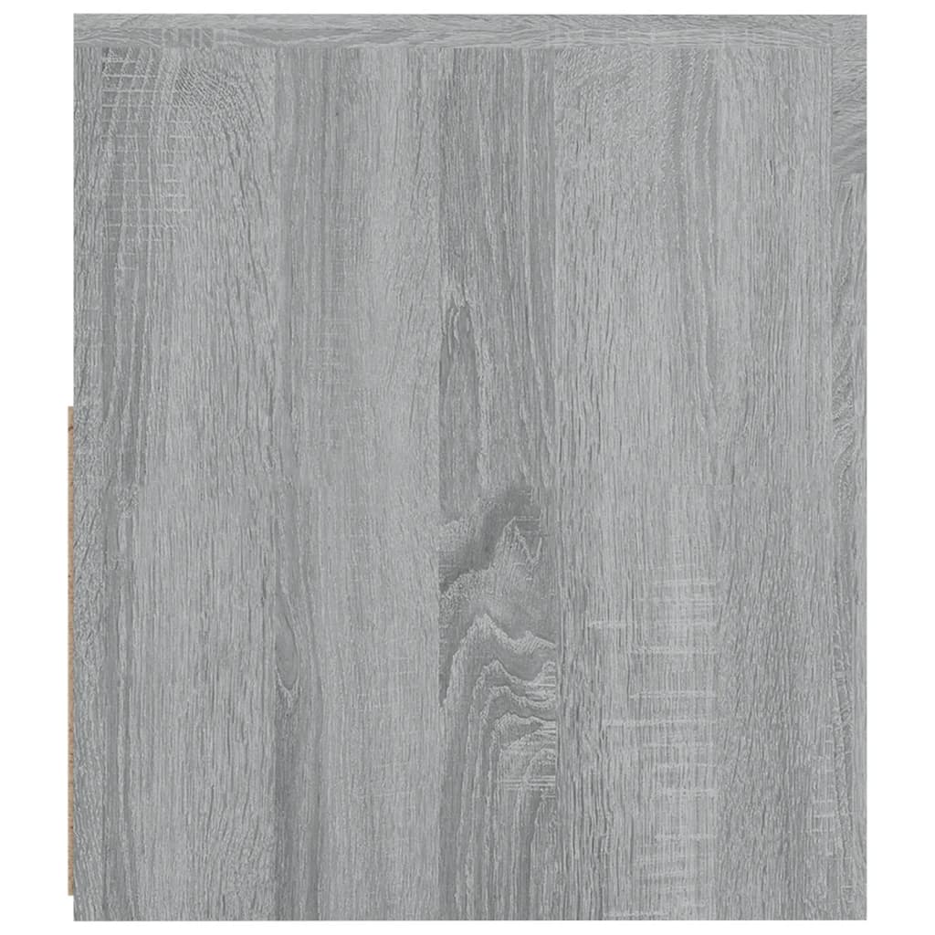 Comodini 2 pz con Luci LED Grigio Sonoma 60x35x40 cm - homemem39