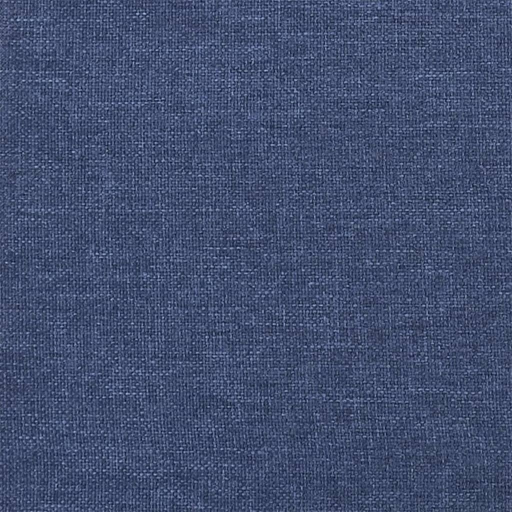 Giroletto a Molle con Materasso Blu 100x200 cm in Tessuto - homemem39
