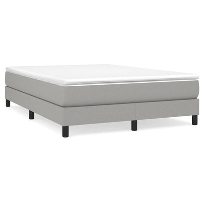 Giroletto a Molle con Materasso Grigio Chiaro 140x190cm Tessuto | homemem39