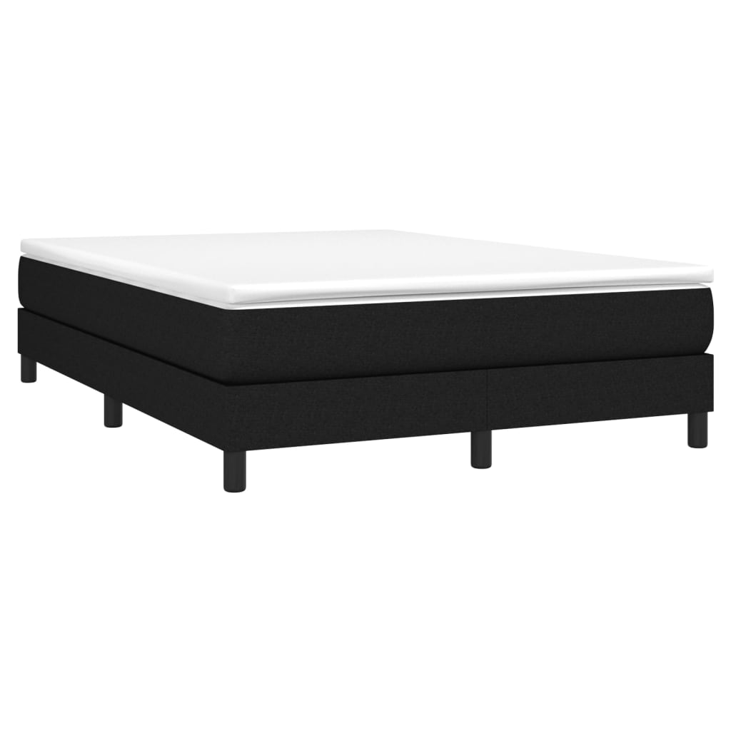 Giroletto a Molle con Materasso Nero 160x200 cm in Tessuto | homemem39