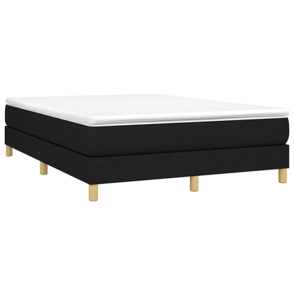 Giroletto a Molle con Materasso Nero 140x190 cm in Tessuto | homemem39