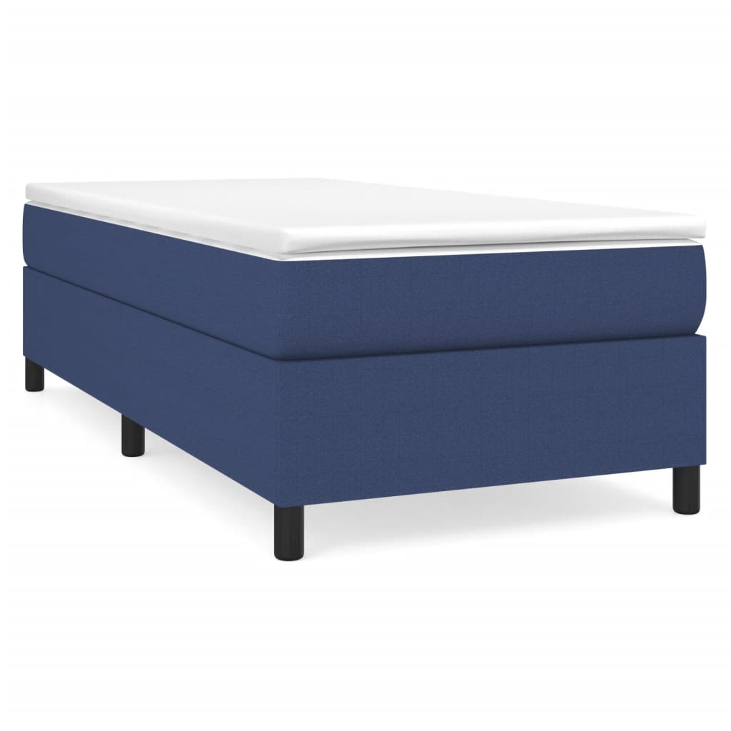 Giroletto a Molle con Materasso Blu 80x200 cm inTessuto | homemem39