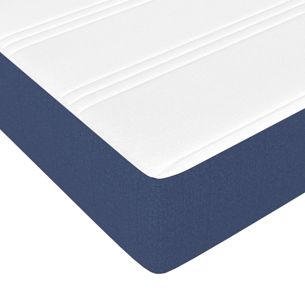 Giroletto a Molle con Materasso Blu 80x200 cm inTessuto | homemem39