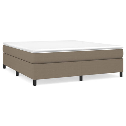 Giroletto a Molle con Materasso Tortora 180x200 cm in Tessuto | homemem39