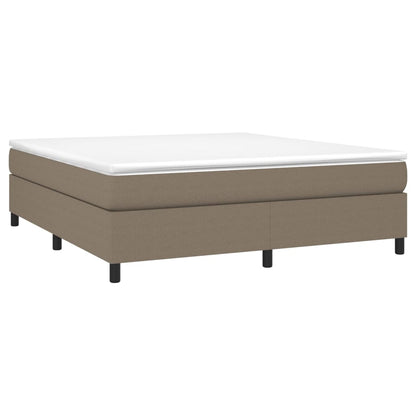 Giroletto a Molle con Materasso Tortora 180x200 cm in Tessuto | homemem39