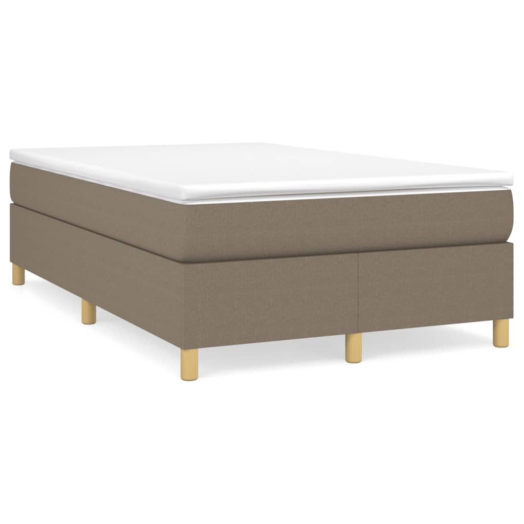 Giroletto a Molle con Materasso Tortora 120x200 cm in Tessuto | homemem39