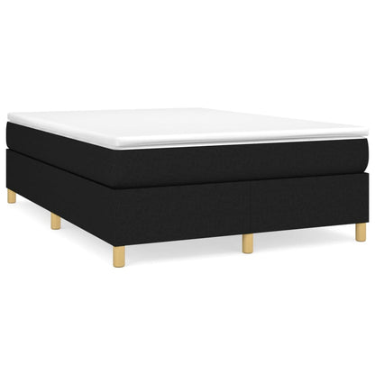 Giroletto a Molle con Materasso Nero 140x190 cm in Tessuto | homemem39