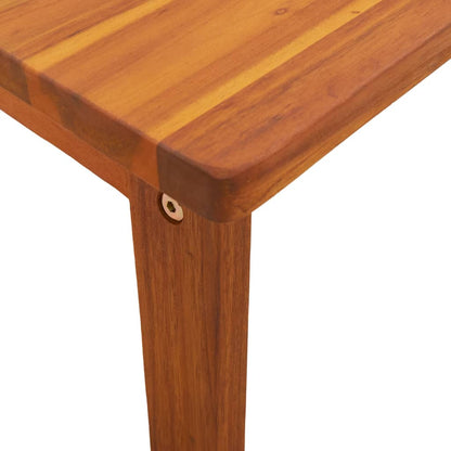 Sgabello 38x26x22 cm in Legno Massello di Acacia | homemem39