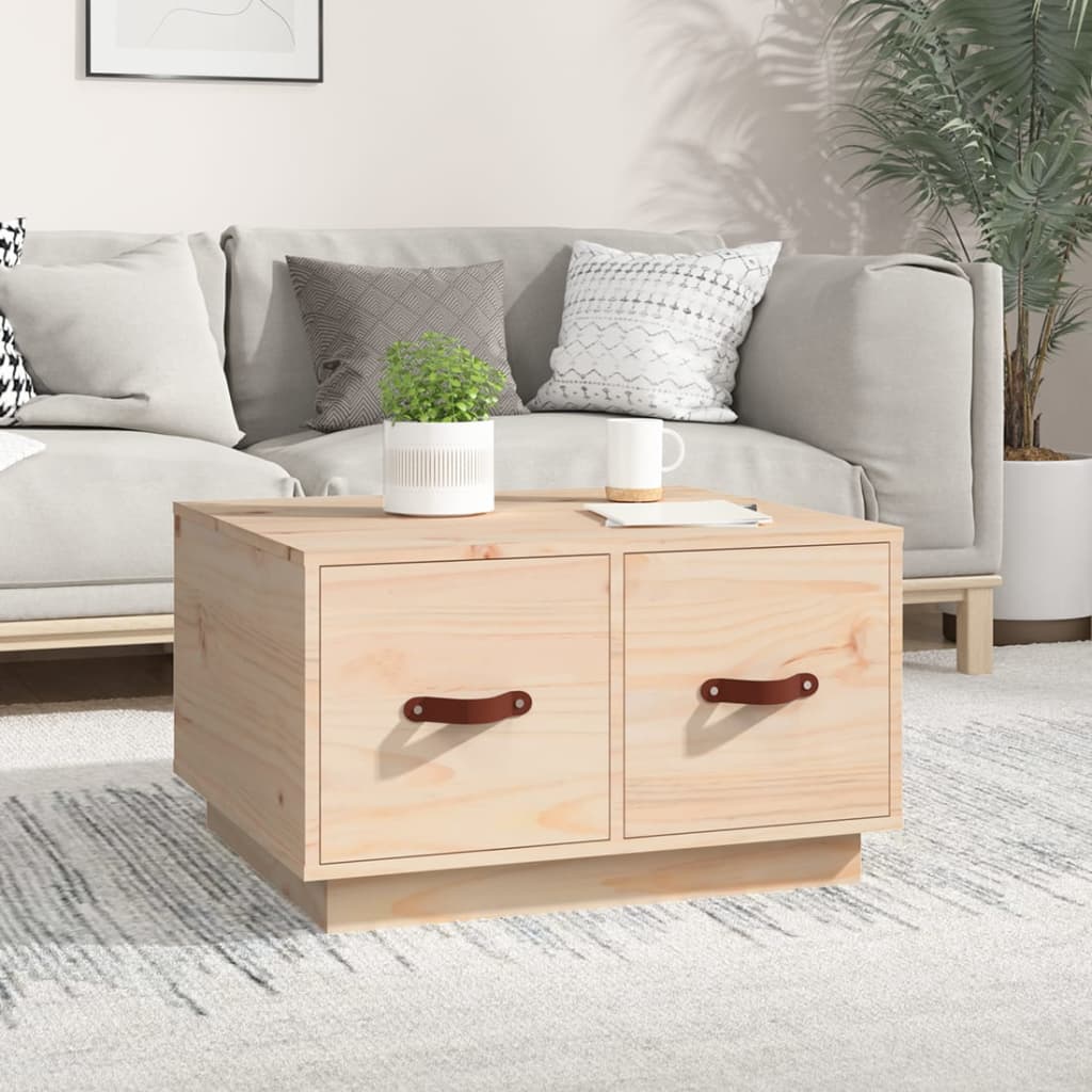 Tavolino da Salotto 60x53x35 cm in Legno Massello di Pino | homemem39