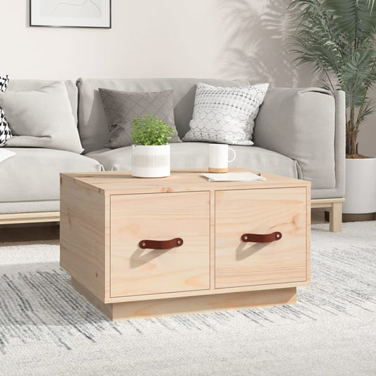 Tavolino da Salotto 60x53x35 cm in Legno Massello di Pino | homemem39