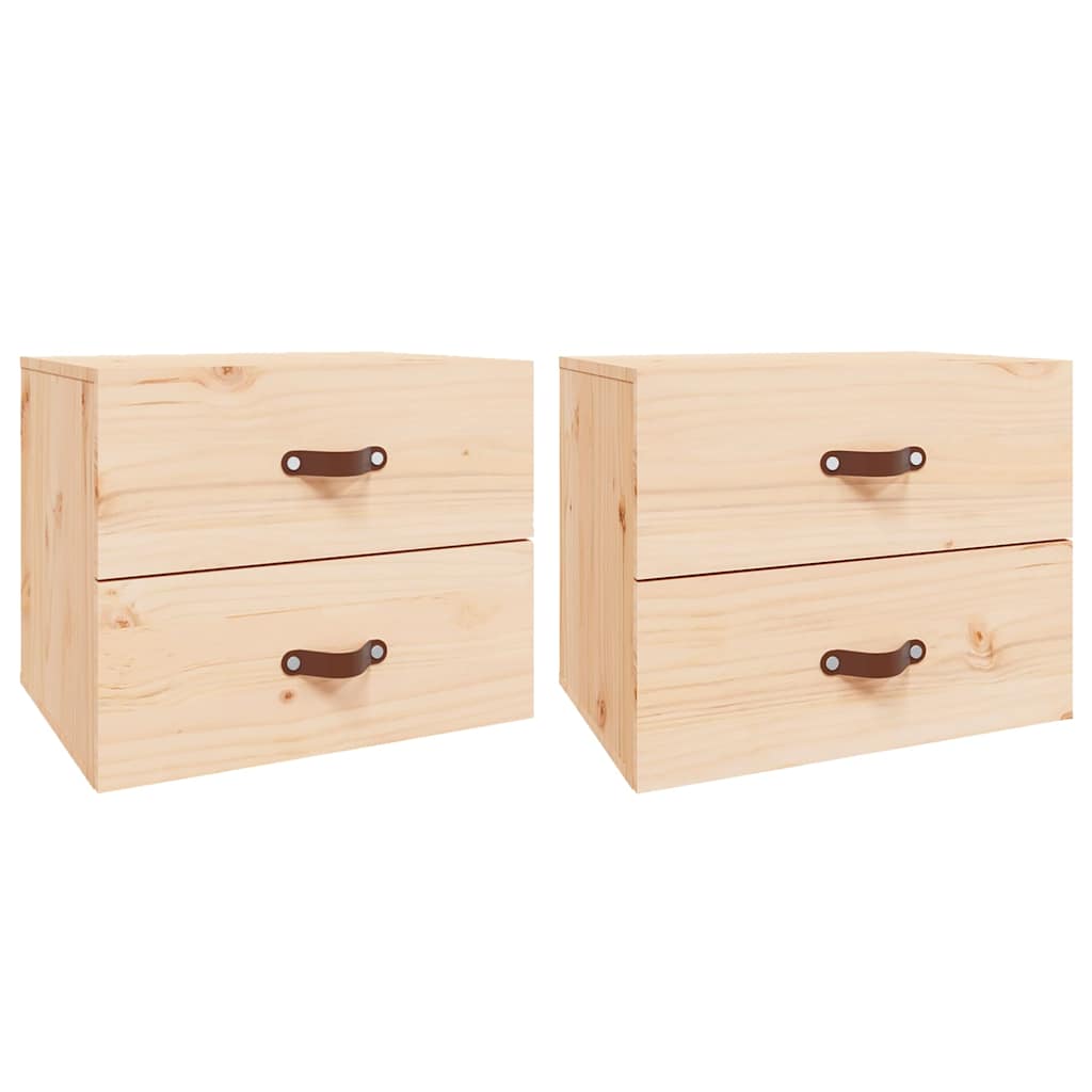 Comodini a Muro 2 pz 50x36x40 cm | homemem39