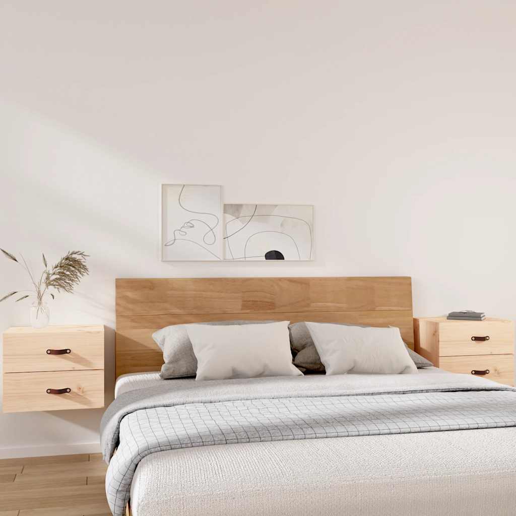 Comodini a Muro 2 pz 50x36x40 cm | homemem39