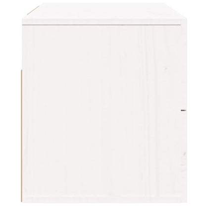 Comodino a Muro Bianco 50x36x40 cm