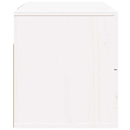 Comodino a Muro Bianco 50x36x40 cm