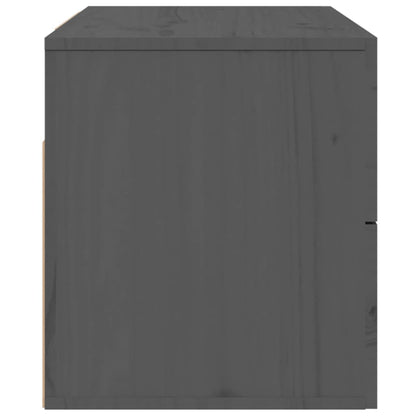 Comodino a Muro Grigio 50x36x40 cm