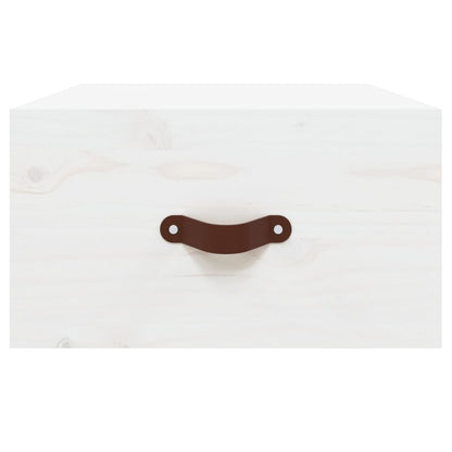 Comodini a Muro 2 pz Bianchi 40x29,5x22 cm - homemem39