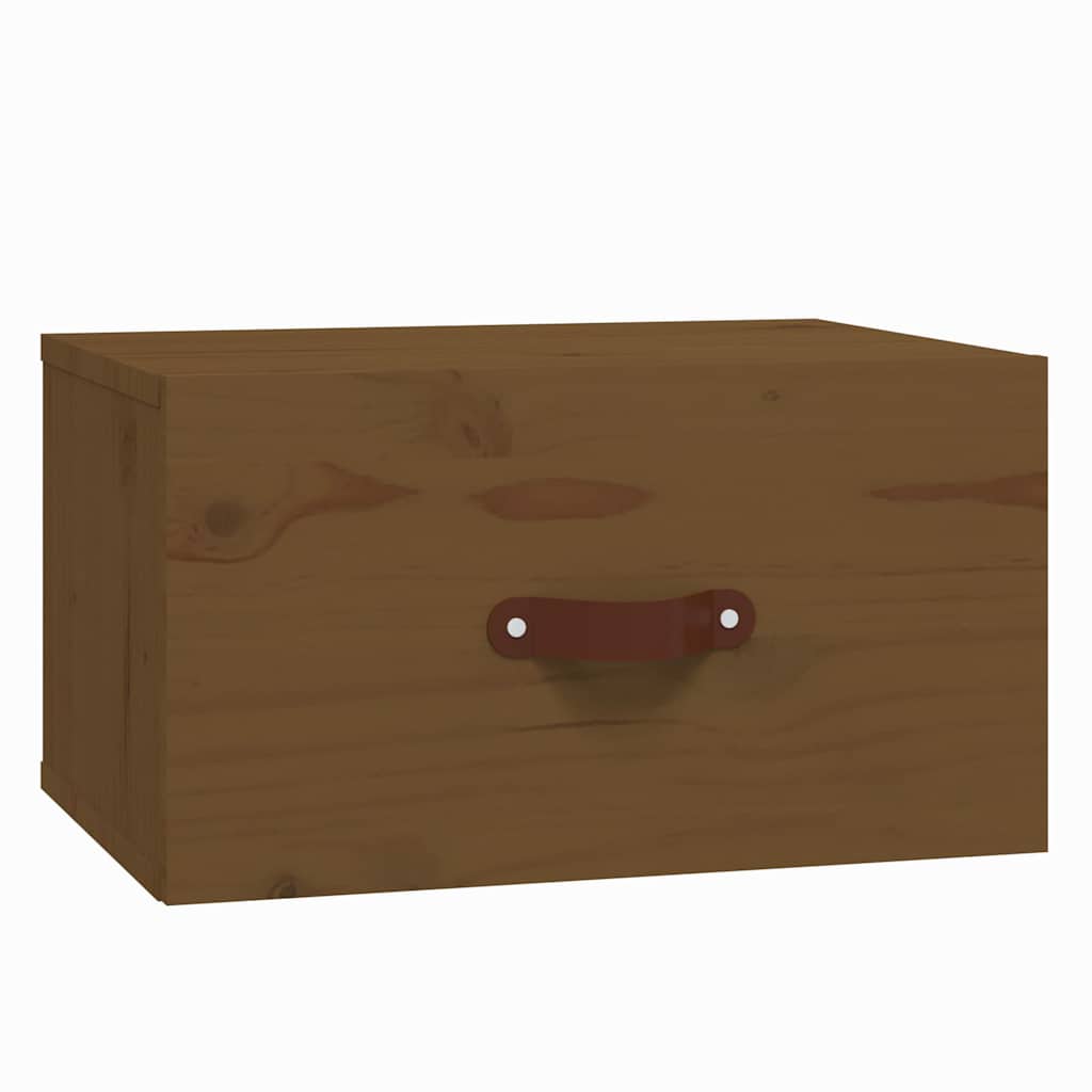 Comodino a Muro ambra 40x29,5x22 cm