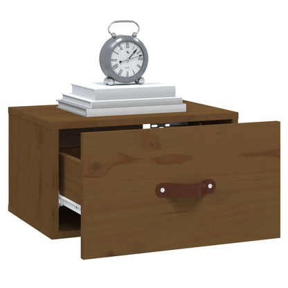 Comodino a Muro ambra 40x29,5x22 cm