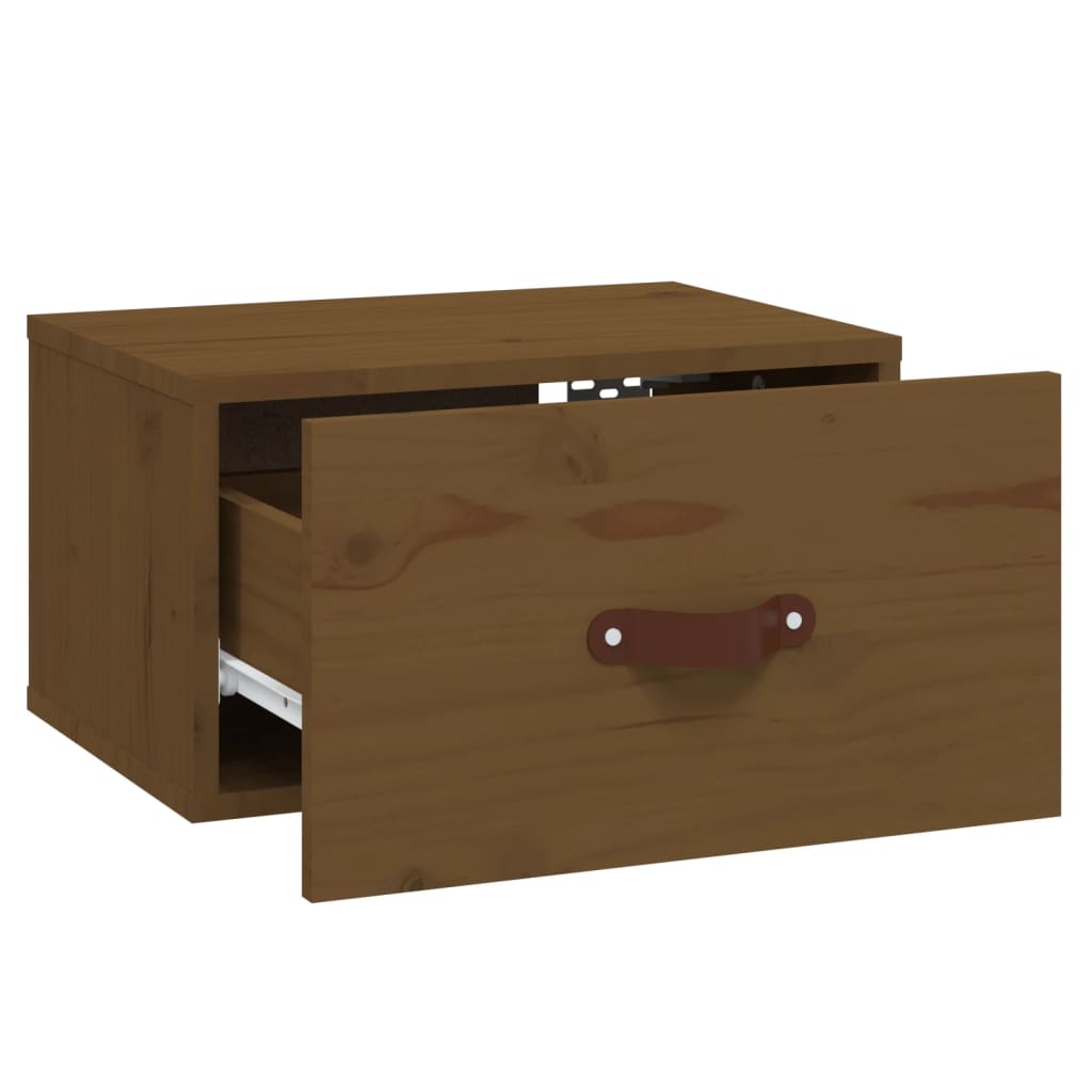 Comodino a Muro ambra 40x29,5x22 cm | homemem39