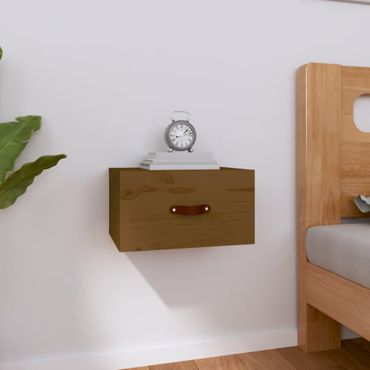 Comodino a Muro ambra 40x29,5x22 cm | homemem39