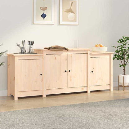 Credenza 164x37x68 cm in Legno Massello di Pino