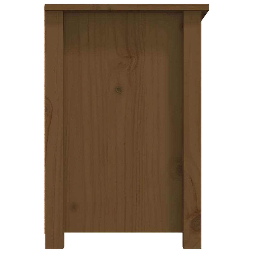 Mobile Porta TV ambra 79x35x52 cm in Legno Massello di Pino - homemem39