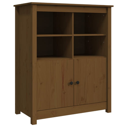 Credenza ambra 83x41,5x100 cm in Legno Massello di Pino - homemem39