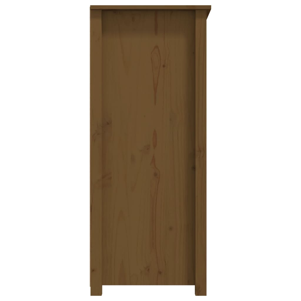 Credenza ambra 83x41,5x100 cm in Legno Massello di Pino - homemem39
