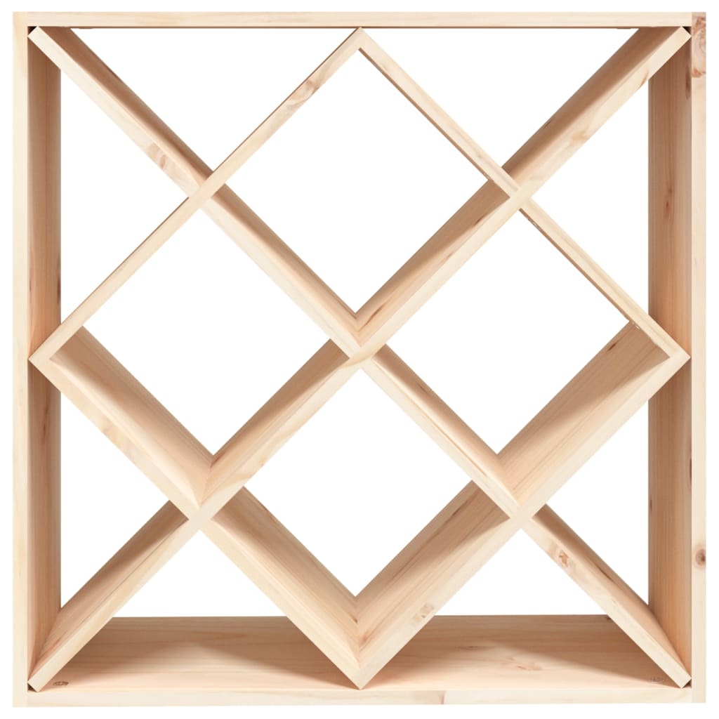 Portabottiglie 62x25x62 cm in Legno Massello di Pino - homemem39