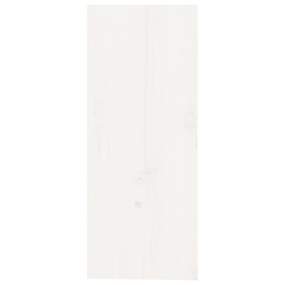 Portabottiglie Bianco 62x25x62 cm in Legno Massello di Pino - homemem39