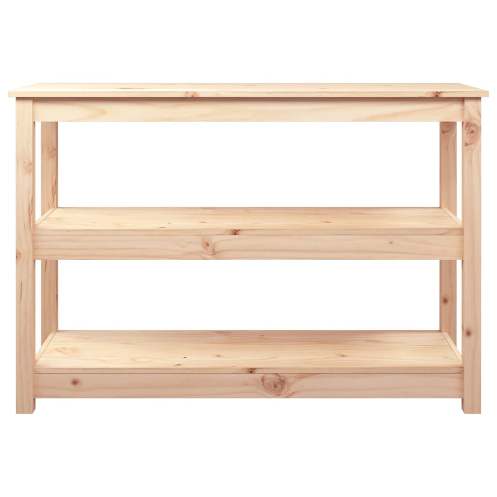 Tavolo Consolle 110x40x74 cm in Legno Massello di Pino - homemem39