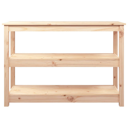 Tavolo Consolle 110x40x74 cm in Legno Massello di Pino - homemem39