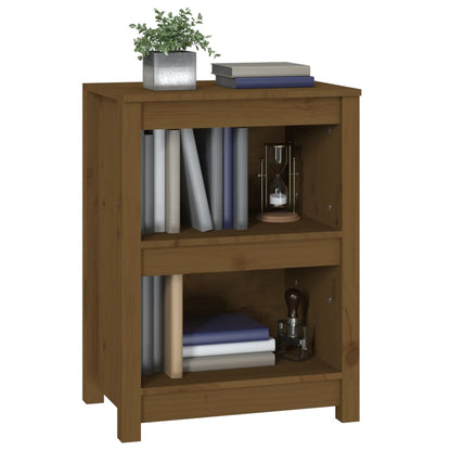 Libreria Marrone ambra 50x35x68 cm in Legno Massello di Pino