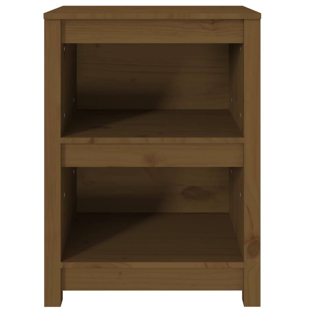 Libreria Marrone ambra 50x35x68 cm in Legno Massello di Pino
