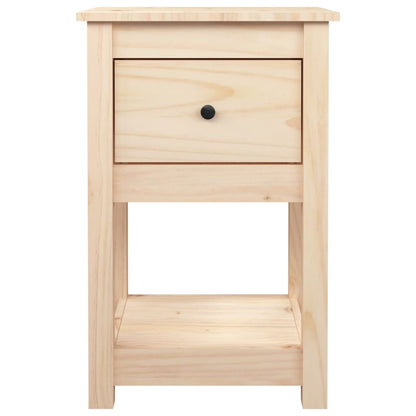 2 pcs bedside tables 40x35x61.5 cm in solid pine wood