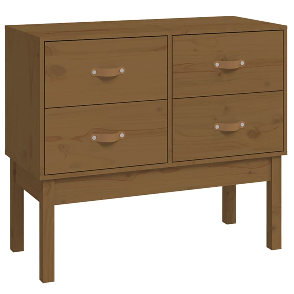 Tavolo Consolle Ambra 90x40x78 cm in Legno Massello di Pino