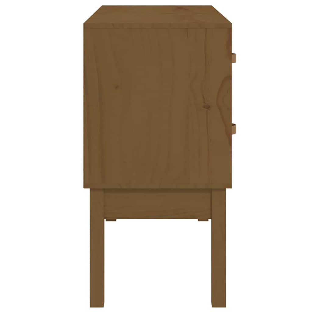 Tavolo Consolle Ambra 90x40x78 cm in Legno Massello di Pino