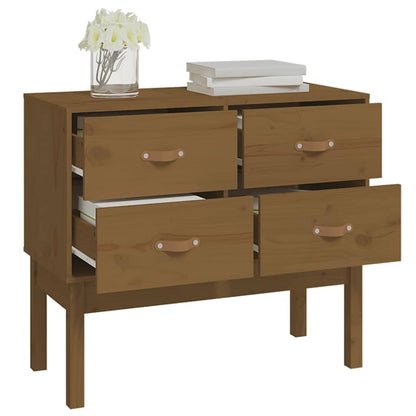 Tavolo Consolle Ambra 90x40x78 cm in Legno Massello di Pino
