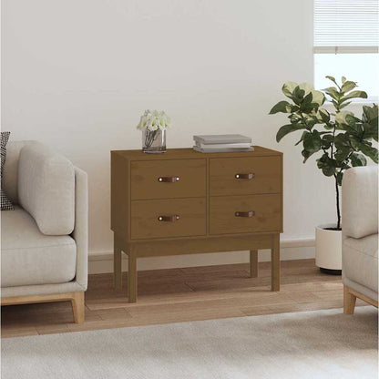 Tavolo Consolle Ambra 90x40x78 cm in Legno Massello di Pino