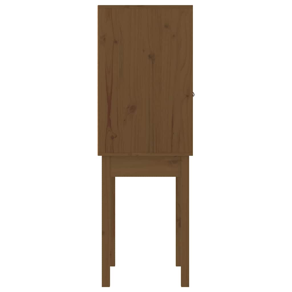 Credenza Marrone Ambra 60x40x120 cm in Legno Massello di Pino