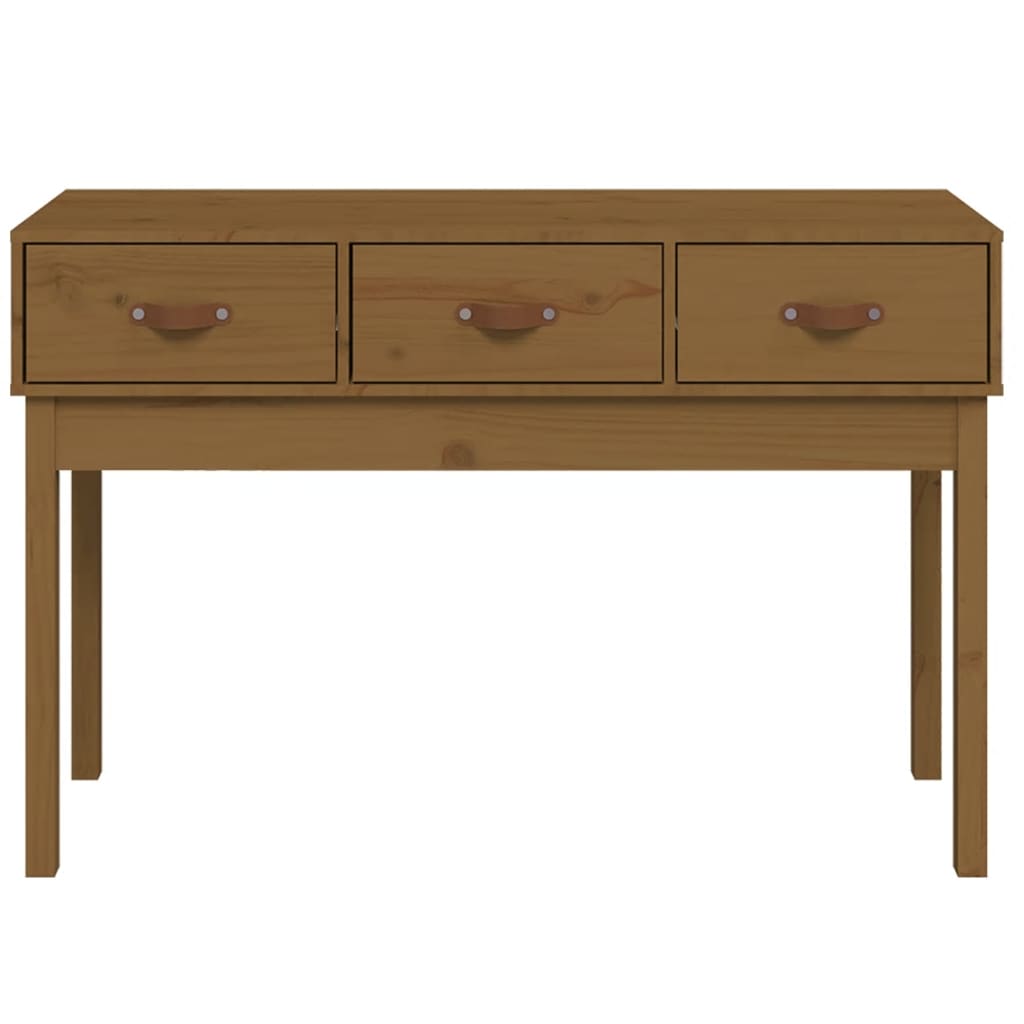 Tavolo Consolle Ambra 114x40x75 cm in Legno Massello di Pino - homemem39