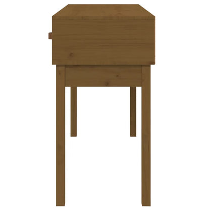 Tavolo Consolle Ambra 114x40x75 cm in Legno Massello di Pino - homemem39